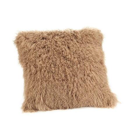 MOES HOME COLLECTION Lamb Synthetic Fur Pillow- Large - Natural XU-1005-24